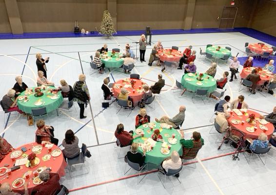 1,521 hours of combined teaching experience at the Madison County Retired Teacher Personnel of District VI luncheon. BY JON DEELEY