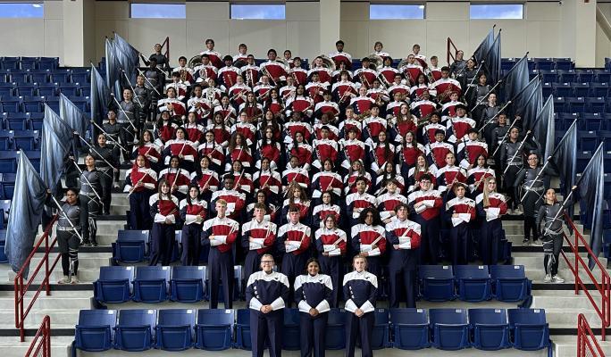 MIGHTY MUSTANG BAND WINS FIRST
