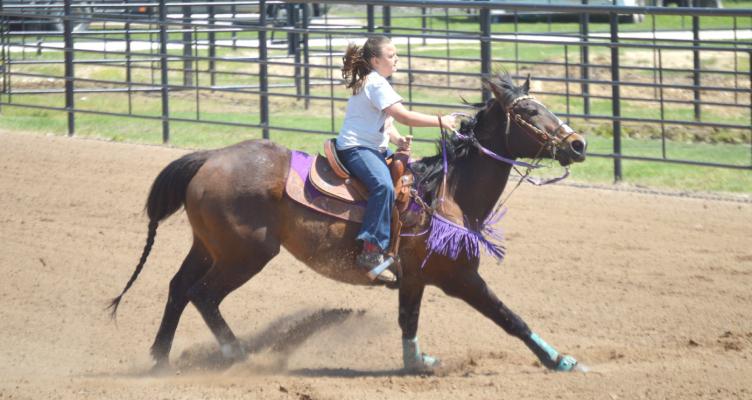 RIDERS COMPETE AT ANNUAL BARREL RACE FUNDRAISER
