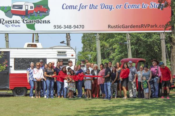 CHAMBER WELCOMES RUSTIC GARDENS RV PARK