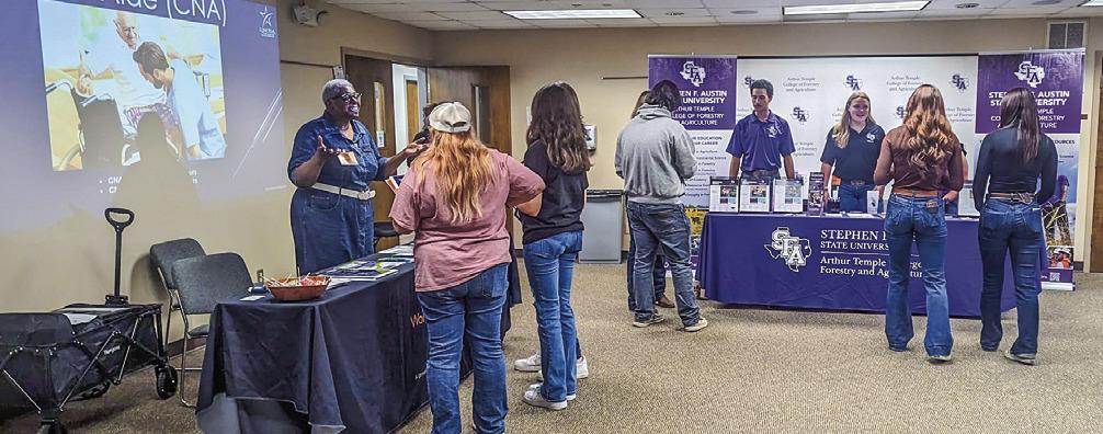Alt Text for ImageFFA MEMBERS ATTEND COLLEGE & CAREER DAY