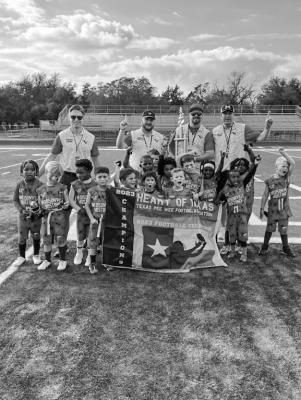 The Madisonville Youth Football flag team at Bonnie Yates Super Bowl COURTESY PHOTO