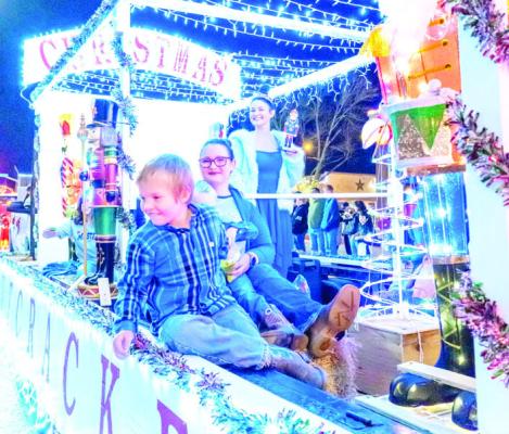Nutcracker Christmas Lights Up Main Street