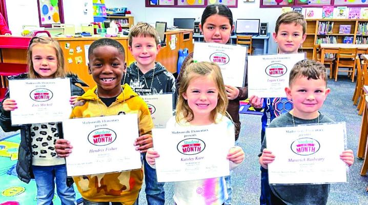 MADISONVILLE ELEMENTARY FEBRUARY STUDENTS OF THE MONTH