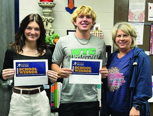 Madisonville students selected for the Heisman Trophy Trust