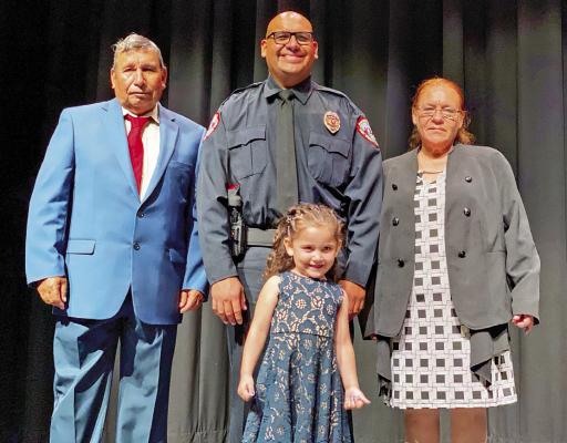 CUEVAS GRADUATES POLICE ACADEMY