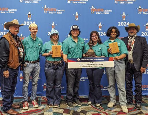 The NZ FFA wool judging team consisted of Kasen P, Jade S, Garrett R, Katie W, and Brayden S.