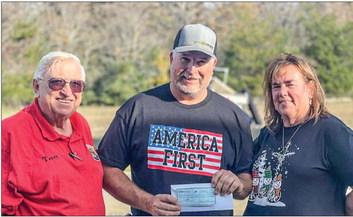 WoodmenLife - Chapter #4647 of Madisonville a $500 doantlon to fight hunger to the Son-Shine Outreach Center in Madison County. Son-Shine Outreach Center Inc. was formed to provide aid to low-lncome residents through assistance with food, utilities, medical expenses, etc. Pictured, left to right: Terry Clark, Chapter President Kevin Counsil and Son-Shine Center Coordinator Lisa Wamsley. COURTESY PHOTO