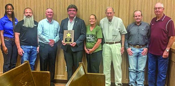 Madison County Judge Clark Osborne Recognized for Service to Mid-East Texas Groundwater Conservation District