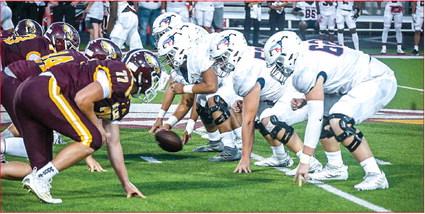 Mustangs beat the Eagles 57-28