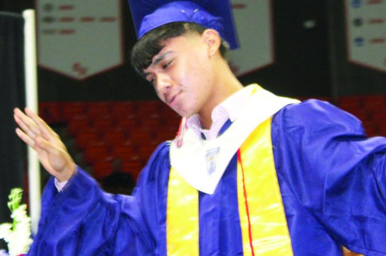 143 MUSTANGS WALK THE STAGE